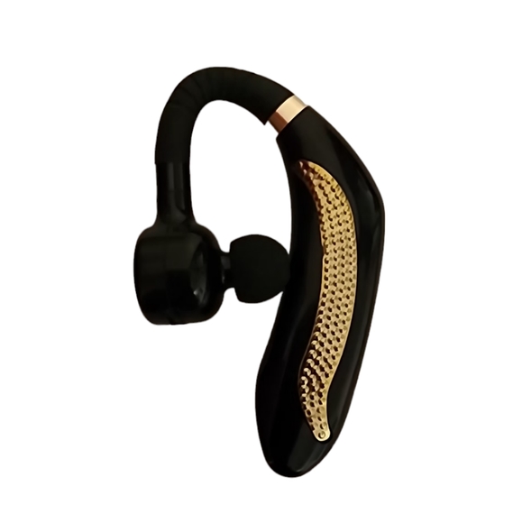 Over The Ear Bluetooth Earphone Black and Gold - Picture 2 of 3